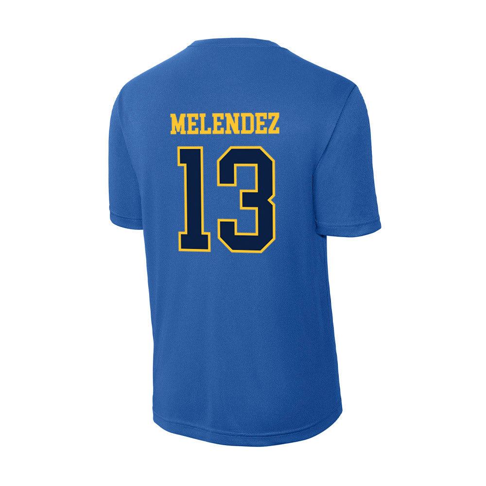 East Tennessee State - NCAA Baseball : Axel Melendez - Activewear T-Shirt-1