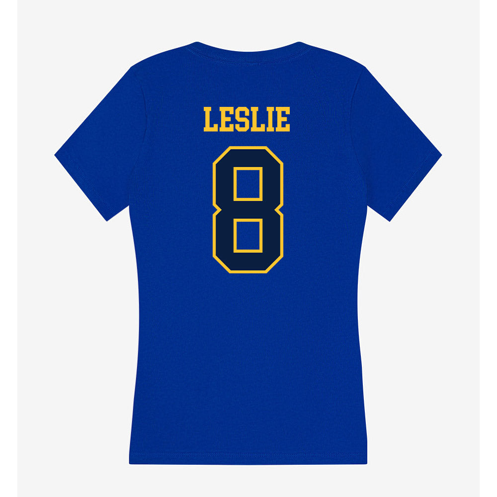East Tennessee State - NCAA Women's Soccer : Lauren Leslie - Women's V-Neck T-Shirt-1