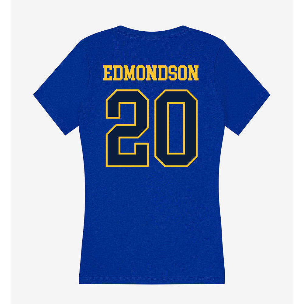 East Tennessee State - NCAA Football : Weston Edmondson - Women's V-Neck T-Shirt-1