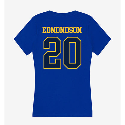 East Tennessee State - NCAA Football : Weston Edmondson - Women's V-Neck T-Shirt-1