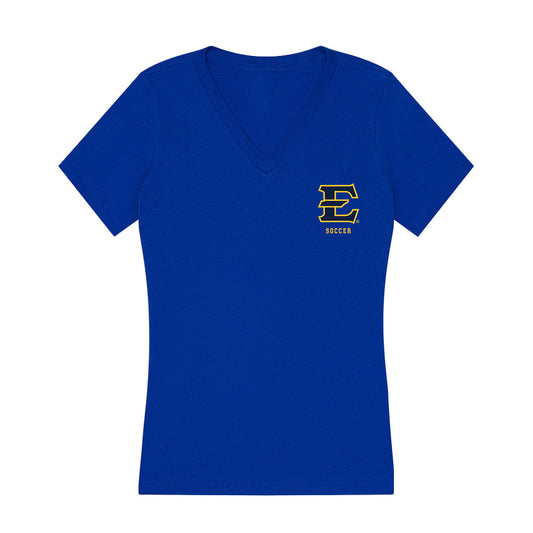 East Tennessee State - NCAA Women's Soccer : Giulianna Cortez - Women's V-Neck T-Shirt-0
