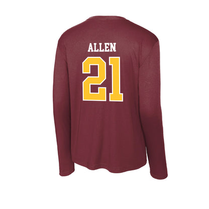 Central Michigan - NCAA Football : Jamari Allen - Activewear Long Sleeve T-Shirt-1