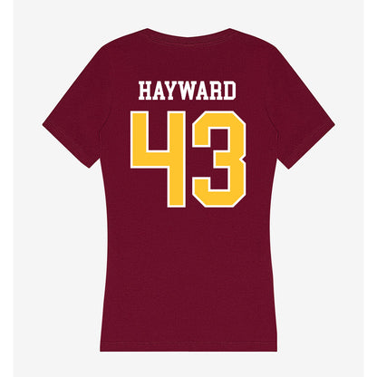 Central Michigan - NCAA Football : Kameran Hayward - Women's V-Neck T-Shirt-1
