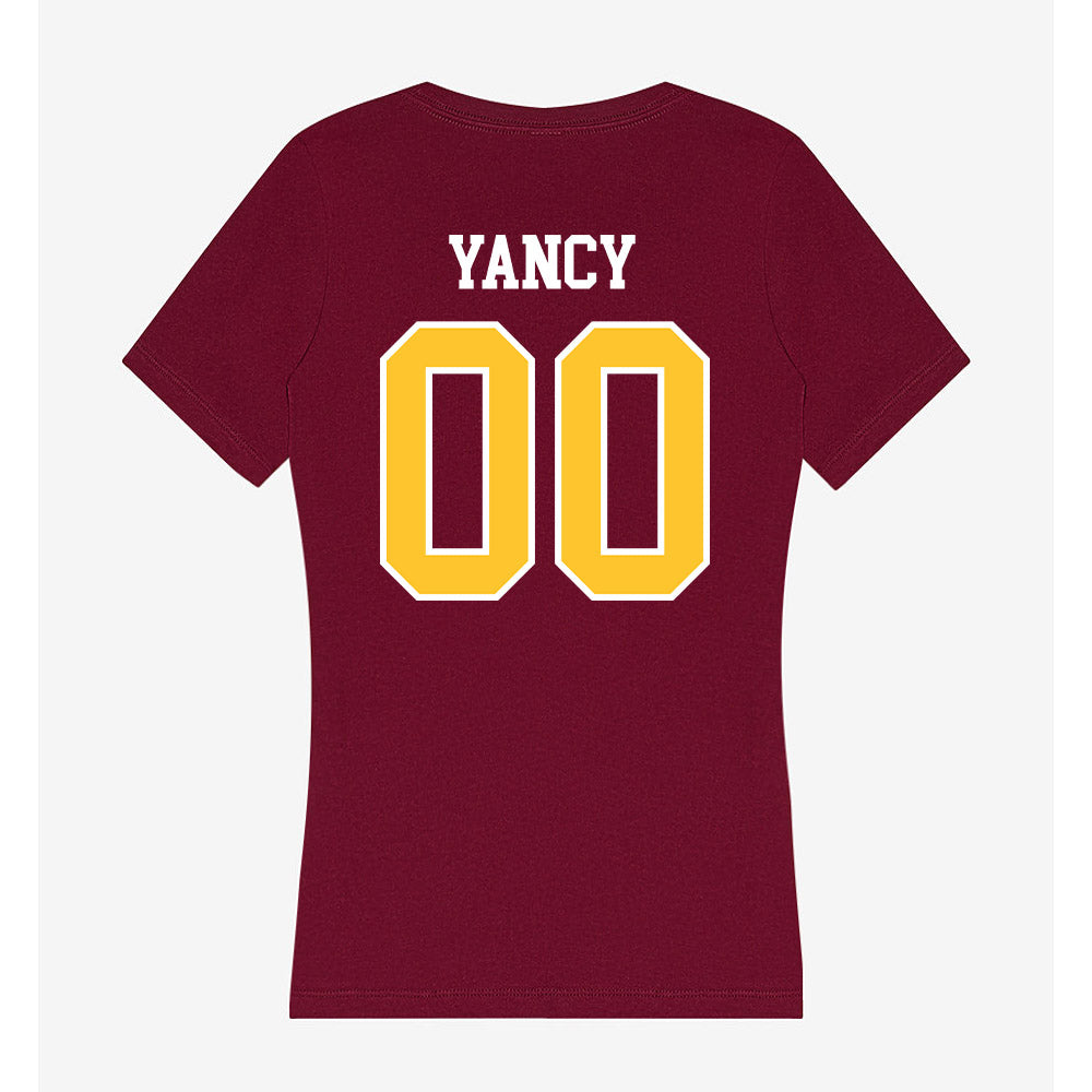 Central Michigan - NCAA Baseball : Jayden Yancy - Women's V-Neck T-Shirt-1