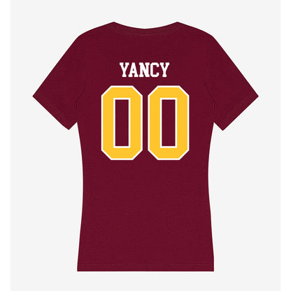 Central Michigan - NCAA Baseball : Jayden Yancy - Women's V-Neck T-Shirt-1