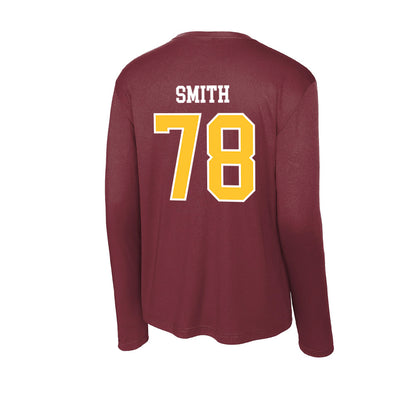 Central Michigan - NCAA Football : Talon Smith - Activewear Long Sleeve T-Shirt-1