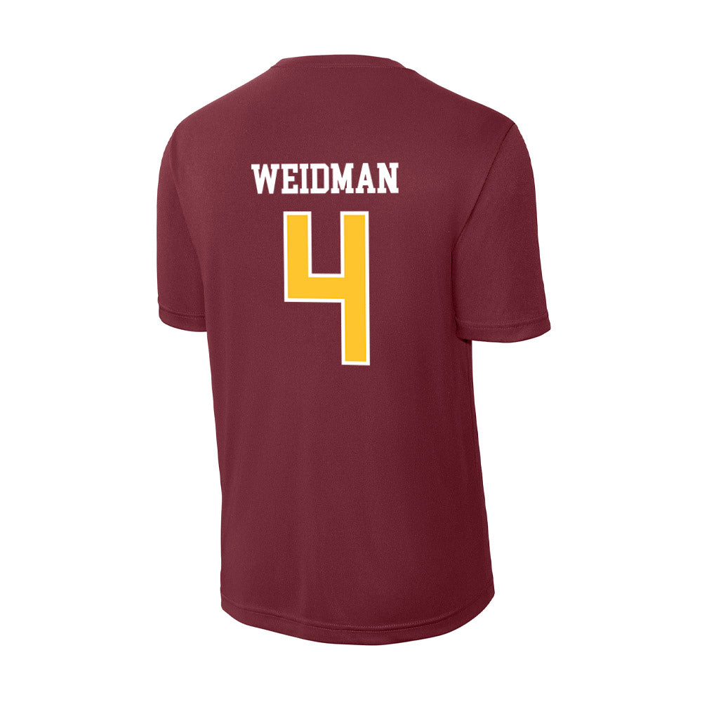 Central Michigan - NCAA Women's Volleyball : Rainey Weidman - Activewear T-Shirt-1