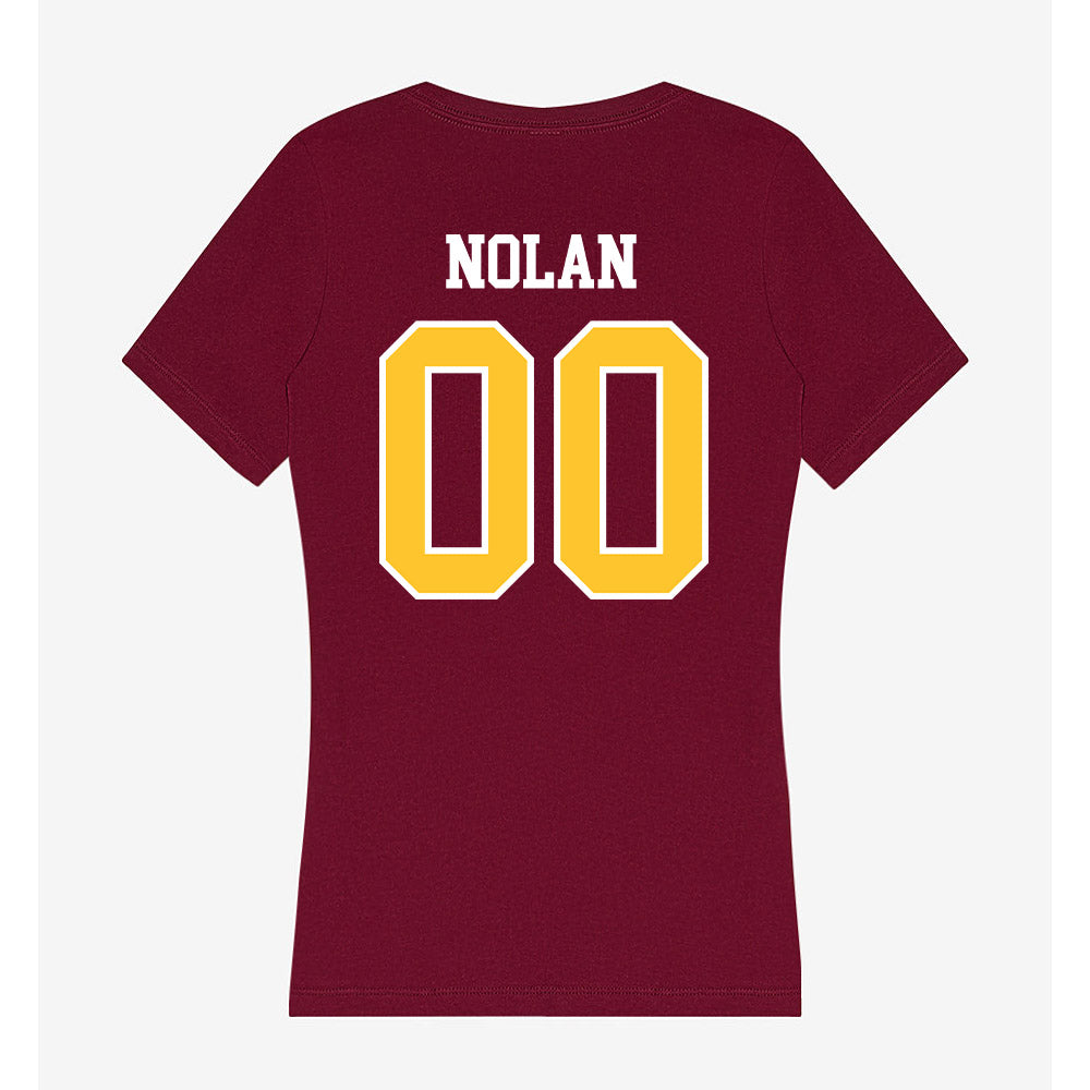 Central Michigan - NCAA Football : Jack Nolan - Women's V-Neck T-Shirt-1