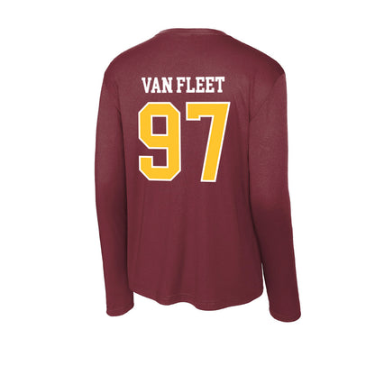 Central Michigan - NCAA Football : Maxwell Van Fleet - Activewear Long Sleeve T-Shirt-1