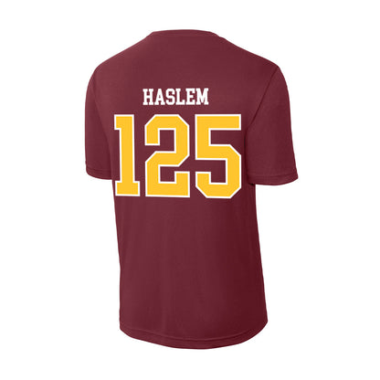 Central Michigan - NCAA Wrestling : Cristian Haslem - Activewear T-Shirt-1