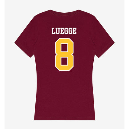 Central Michigan - NCAA Softball : Ella Luegge - Women's V-Neck T-Shirt-1