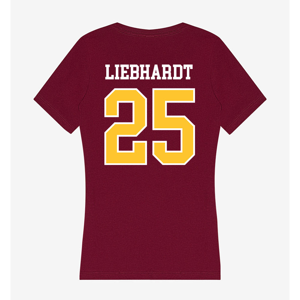 Central Michigan - NCAA Football : Trey Liebhardt - Women's V-Neck T-Shirt-1