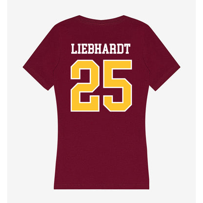 Central Michigan - NCAA Football : Trey Liebhardt - Women's V-Neck T-Shirt-1