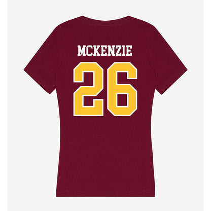 Central Michigan - NCAA Football : Matthew McKenzie - Women's V-Neck T-Shirt-1