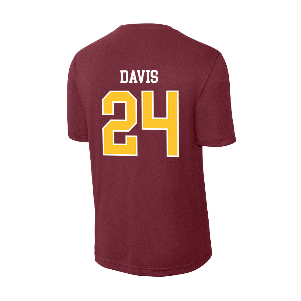 Central Michigan - NCAA Women's Basketball : Indya Davis - Activewear T-Shirt-1