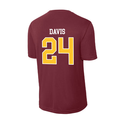 Central Michigan - NCAA Women's Basketball : Indya Davis - Activewear T-Shirt-1