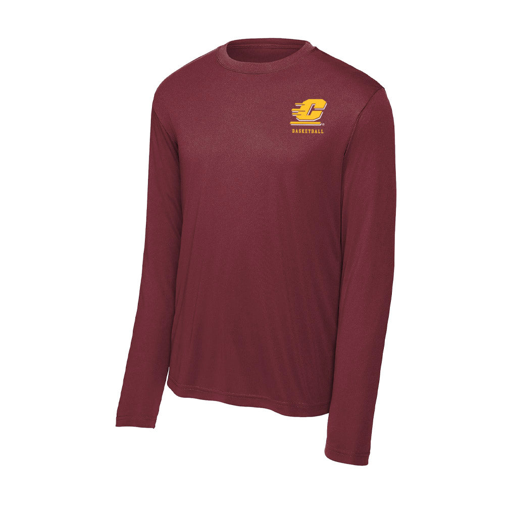 Central Michigan - NCAA Men's Basketball : Kareem Aburashed - Activewear Long Sleeve T-Shirt-0