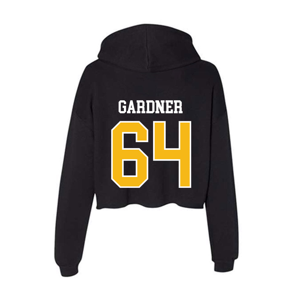 Northern Arizona - NCAA Football : Jace Gardner - Women's Crop Fleece Hoodie-1