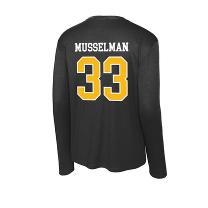 Northern Arizona - NCAA Women's Swimming & Diving : Elsa Musselman - Activewear Long Sleeve T-Shirt-1