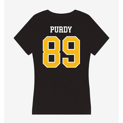 Northern Arizona - NCAA Football : Jeter Purdy - Women's V-Neck T-Shirt-1