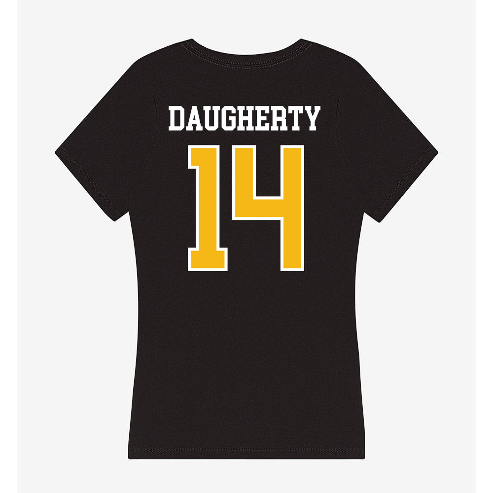 Northern Arizona - NCAA Football : Hayden Daugherty - Women's V-Neck T-Shirt-1