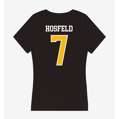 Northern Arizona - NCAA Women's Volleyball : Ella Hosfeld - Women's V-Neck T-Shirt-1