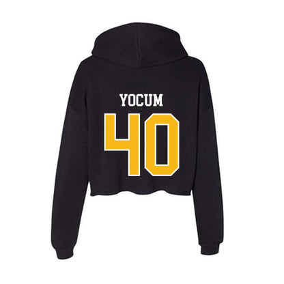 Northern Arizona - NCAA Football : Kruz Yocum - Women's Crop Fleece Hoodie-1