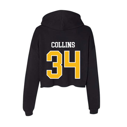Northern Arizona - NCAA Football : Jaelen Collins - Women's Crop Fleece Hoodie-1