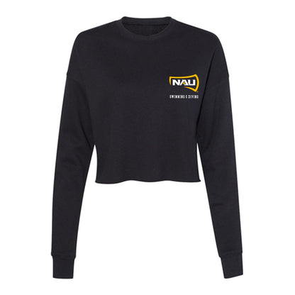 Northern Arizona - NCAA Women's Swimming & Diving : Isahbel Krasht - Women's Cropped Crew Fleece-0