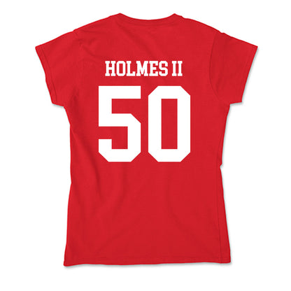New Mexico - NCAA Football : Ricklan Holmes II - Soft Style Women’s T-Shirt-1