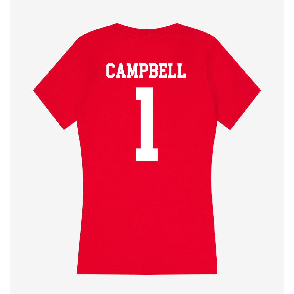 New Mexico - NCAA Women's Soccer : Alyson Campbell - Women's V-Neck T-Shirt-1