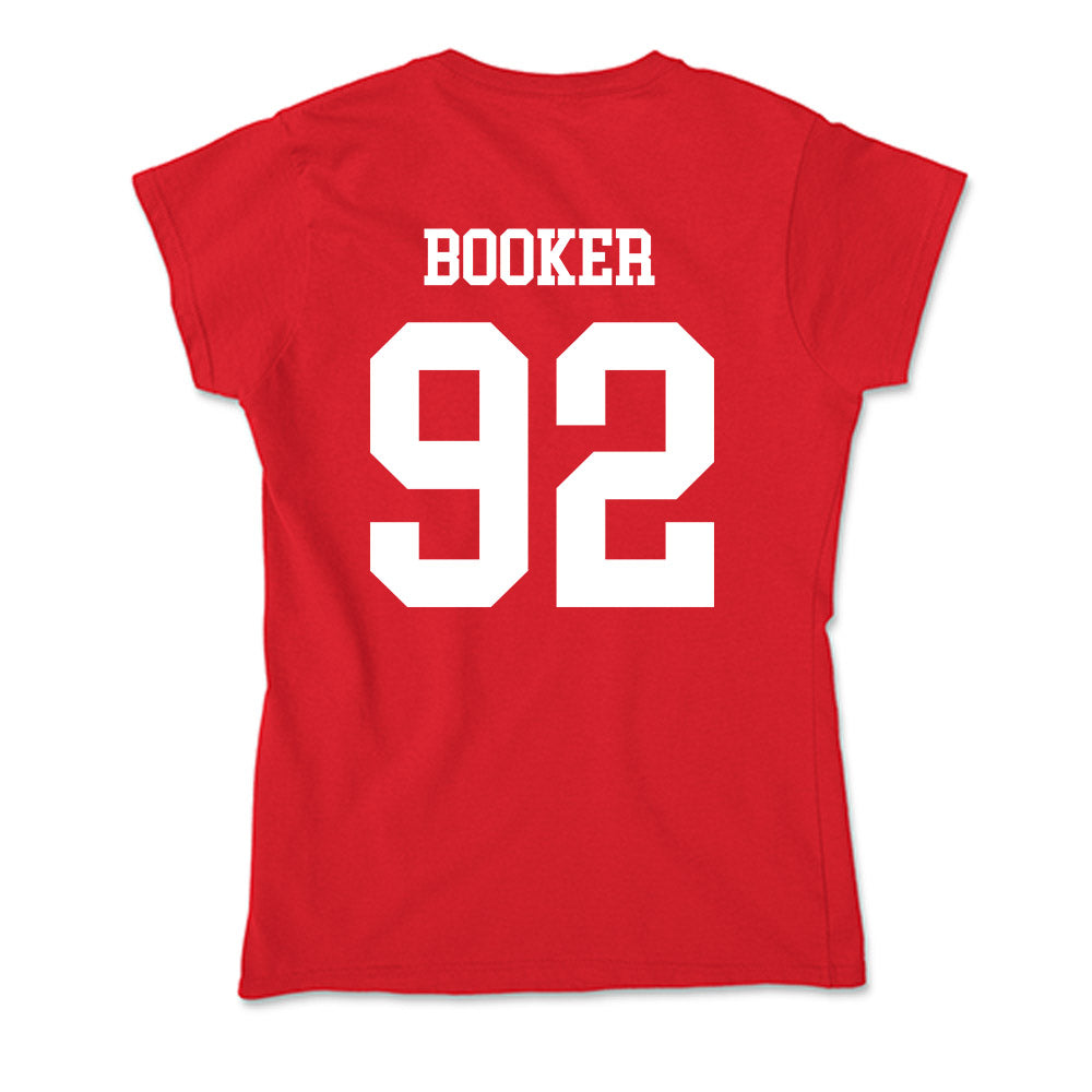 New Mexico - NCAA Football : Brian Booker - Soft Style Women’s T-Shirt-1