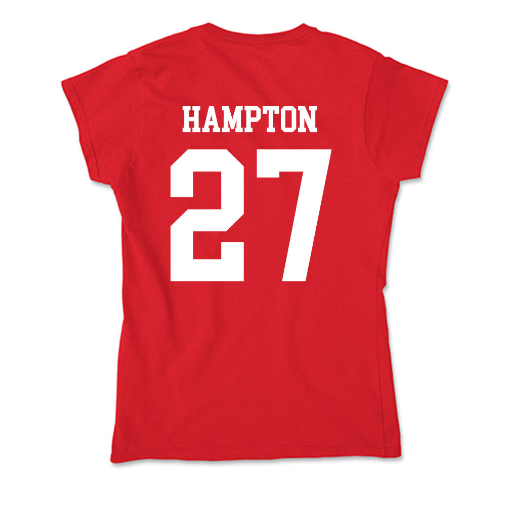 New Mexico - NCAA Football : Brannon Hampton - Soft Style Women’s T-Shirt-1