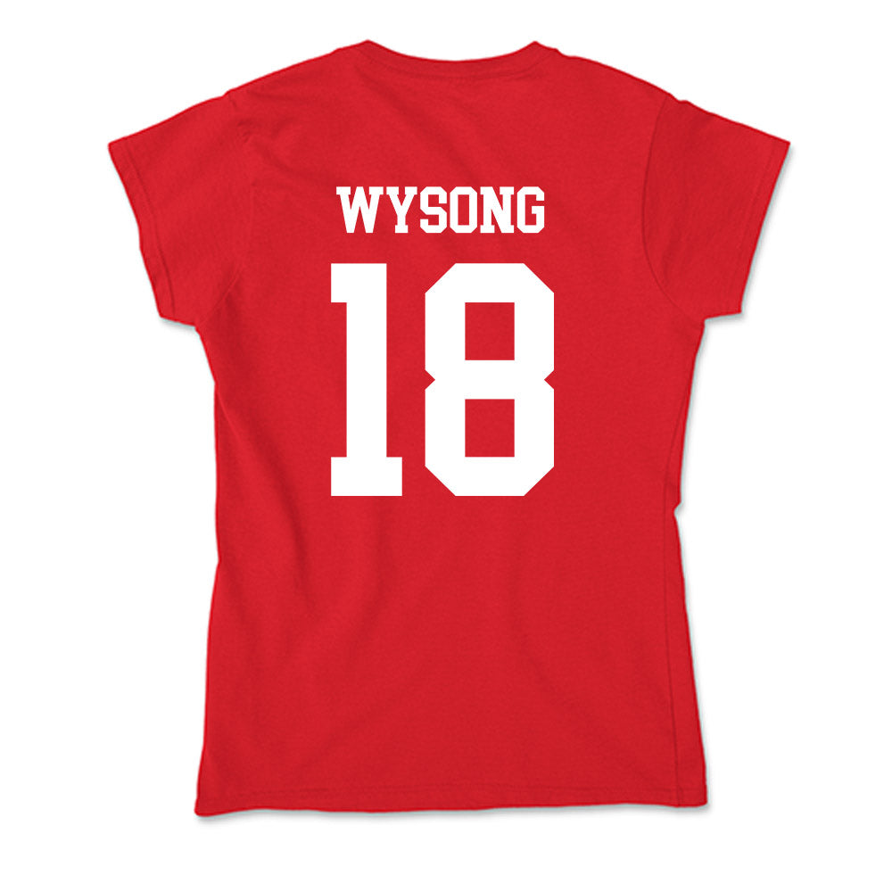 New Mexico - NCAA Football : Evan Wysong - Soft Style Women’s T-Shirt-1
