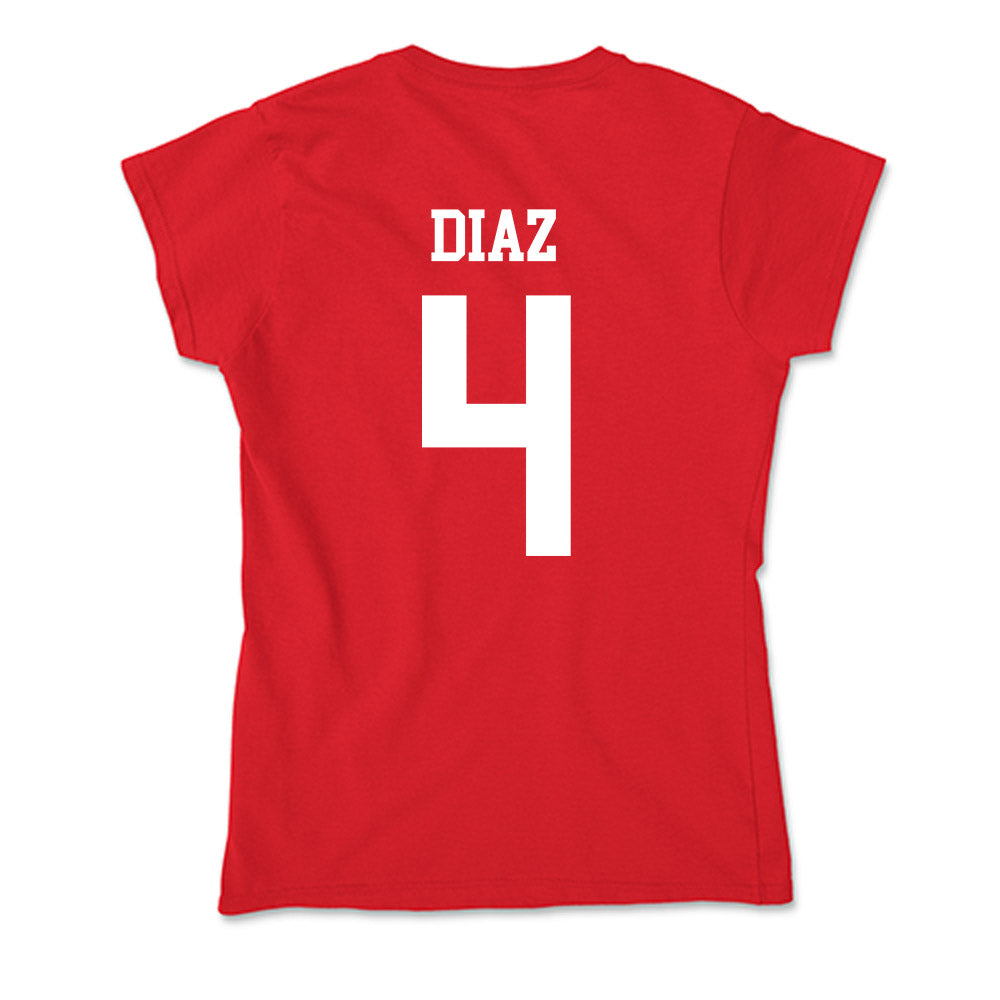 New Mexico - NCAA Baseball : Anthony Diaz - Soft Style Women’s T-Shirt-1