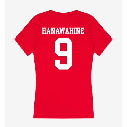 New Mexico - NCAA Softball : Jewels Hanawahine - Women's V-Neck T-Shirt-1