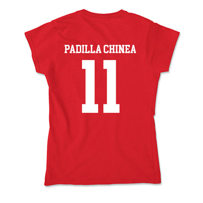 New Mexico - NCAA Women's Basketball : Nayli Padilla Chinea - Soft Style Women’s T-Shirt-1