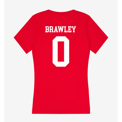 New Mexico - NCAA Football : Austin Brawley - Women's V-Neck T-Shirt-1