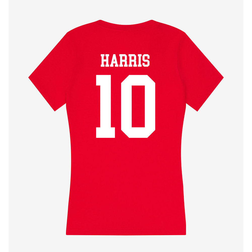 New Mexico - NCAA Women's Soccer : Macie Harris - Women's V-Neck T-Shirt-1