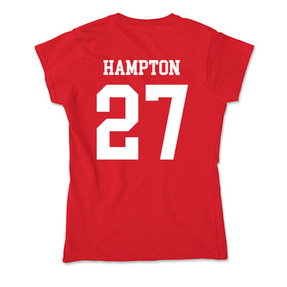 New Mexico - NCAA Football : Brannon Hampton - Soft Style Women’s T-Shirt-1