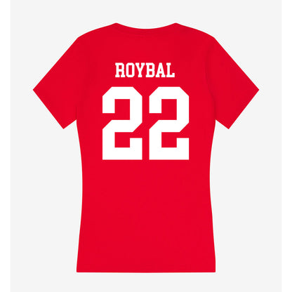 New Mexico - NCAA Women's Soccer : Claire Roybal - Women's V-Neck T-Shirt-1