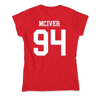 New Mexico - NCAA Football : Jalen McIver - Soft Style Women’s T-Shirt-1