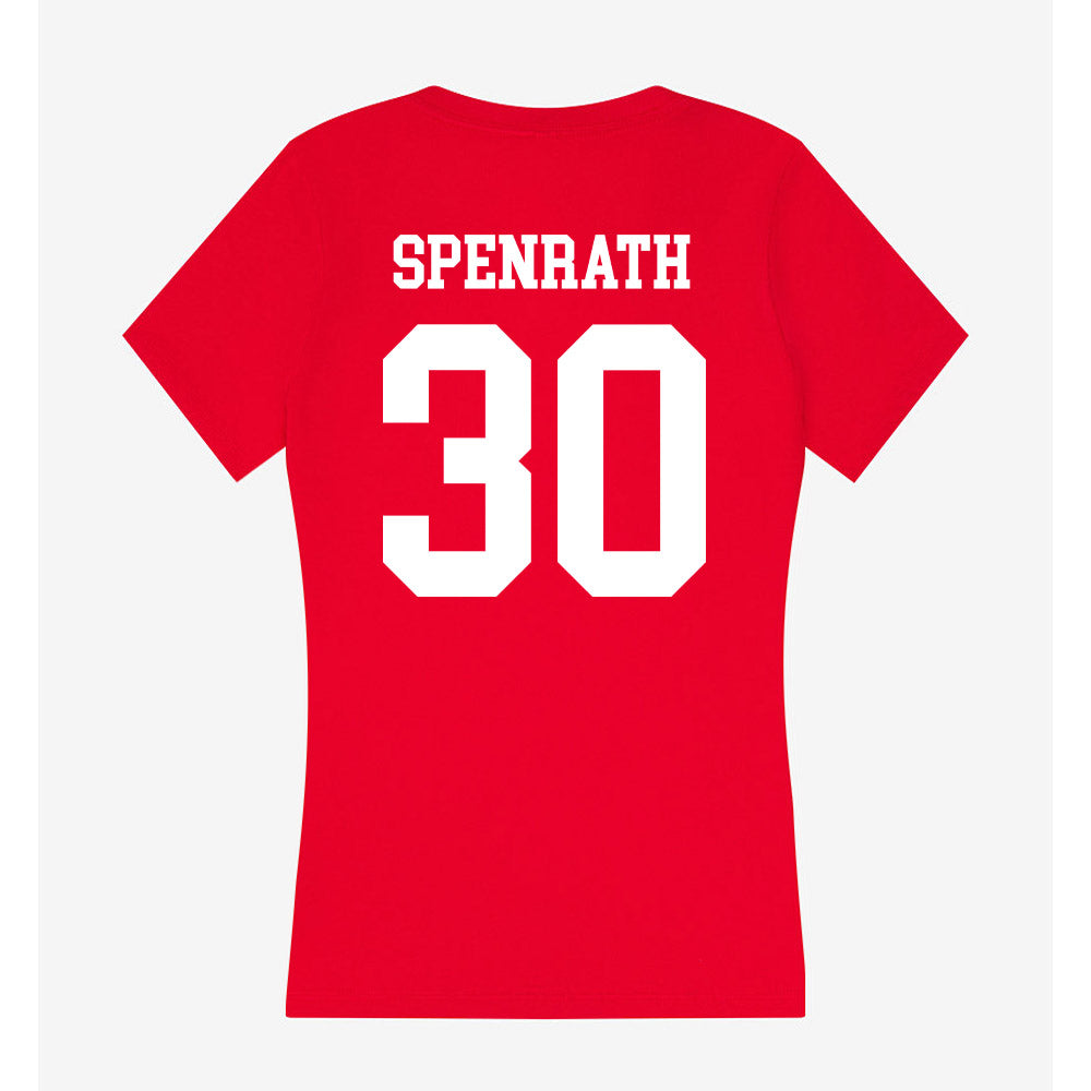 New Mexico - NCAA Baseball : Reed Spenrath - Women's V-Neck T-Shirt-1
