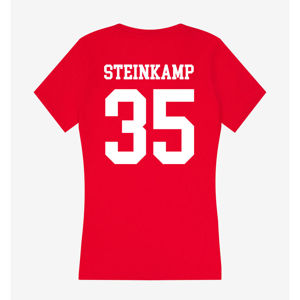 New Mexico - NCAA Football : Charles Steinkamp - Women's V-Neck T-Shirt-1