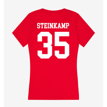 New Mexico - NCAA Football : Charles Steinkamp - Women's V-Neck T-Shirt-1