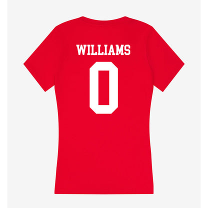 New Mexico - NCAA Football : Miles Williams - Women's V-Neck T-Shirt-1