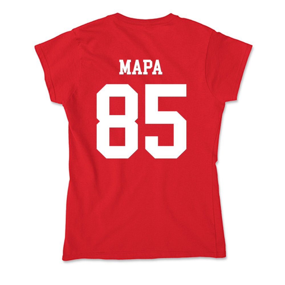 New Mexico - NCAA Football : Simon Mapa - Soft Style Women’s T-Shirt-1