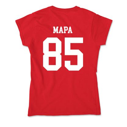 New Mexico - NCAA Football : Simon Mapa - Soft Style Women’s T-Shirt-1