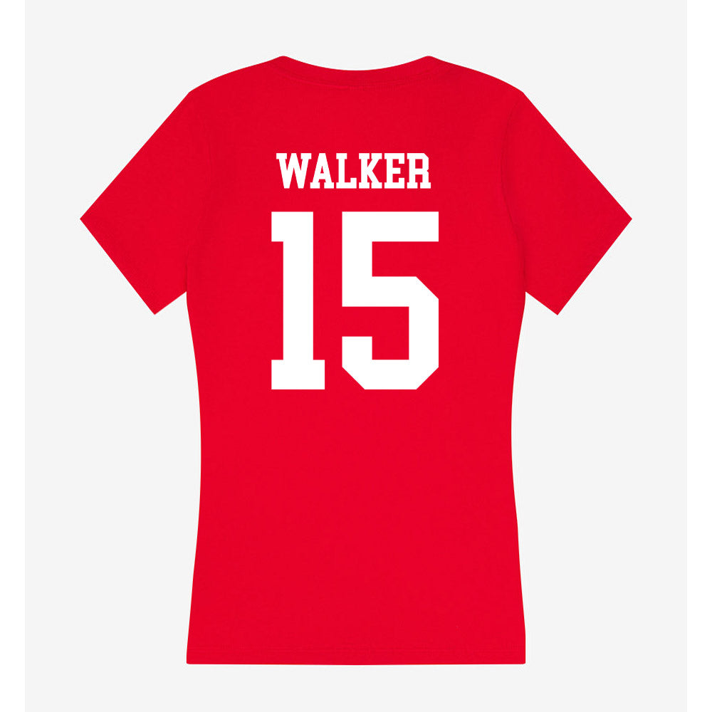 New Mexico - NCAA Baseball : Khalil Walker - Women's V-Neck T-Shirt-1
