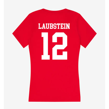 New Mexico - NCAA Football : James Laubstein - Women's V-Neck T-Shirt-1